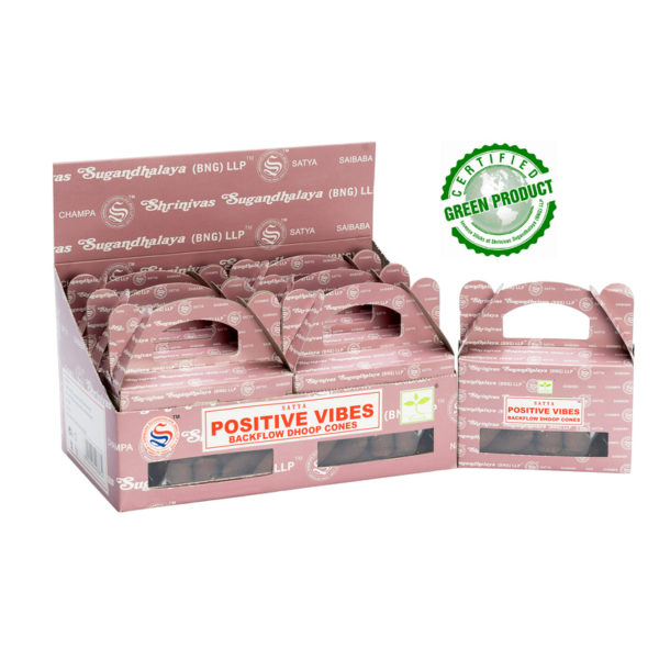 Positive Vibes Backflow Cones
