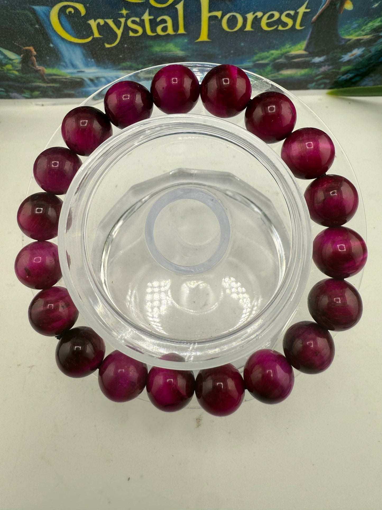 Pink Tiger Eye Bead 10mm