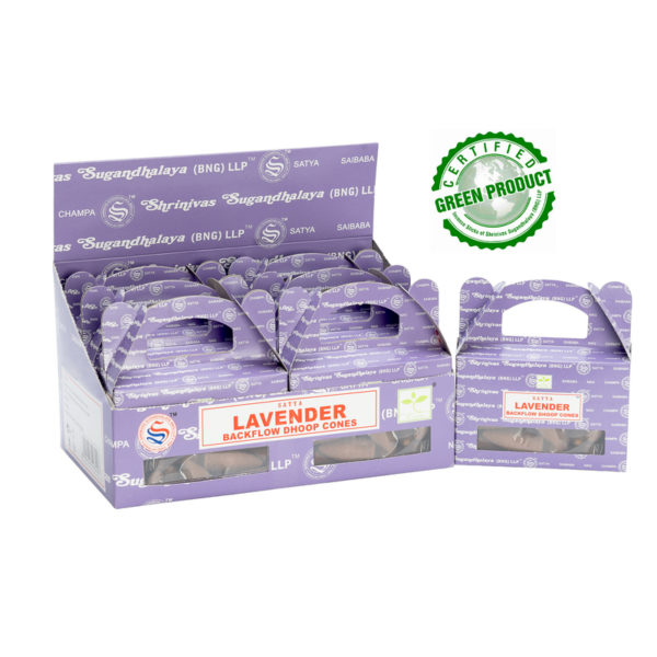 Lavender Backflow Cones