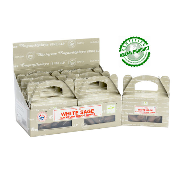 White Sage Backflow Cones