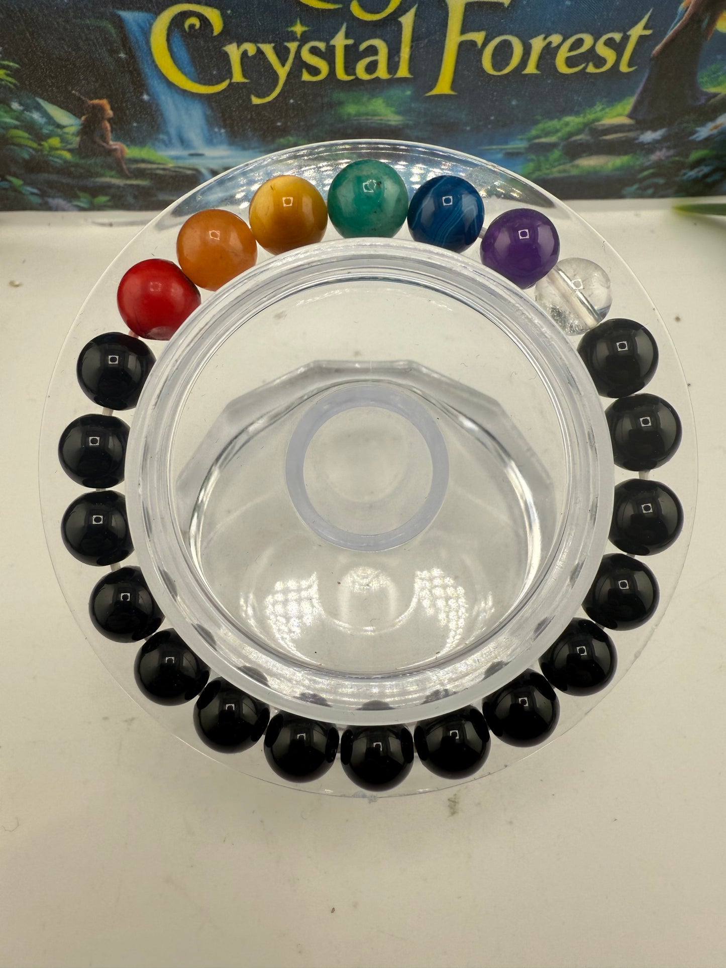 Chakra Bead Bracelet 8mm