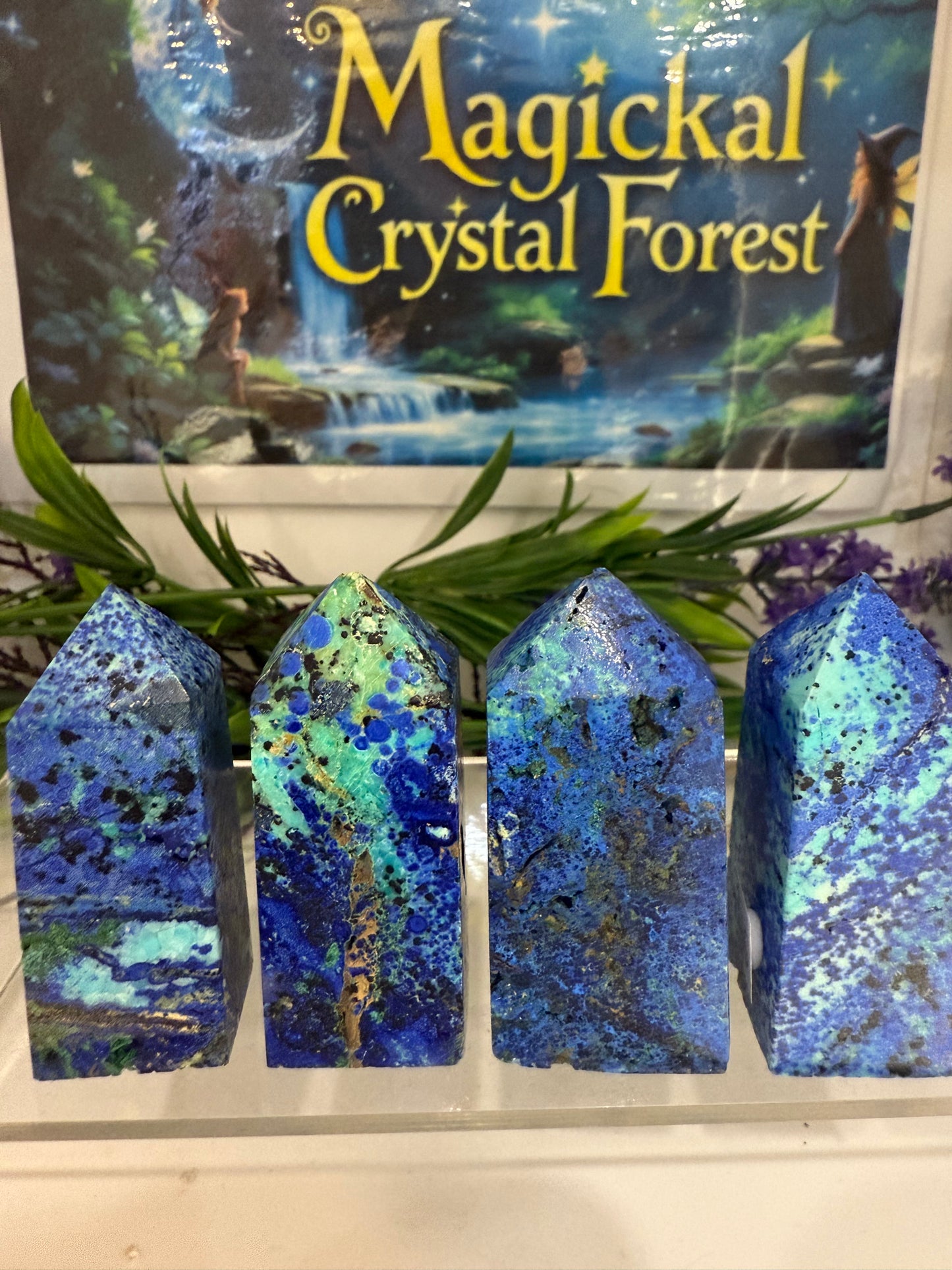 Azurite Points