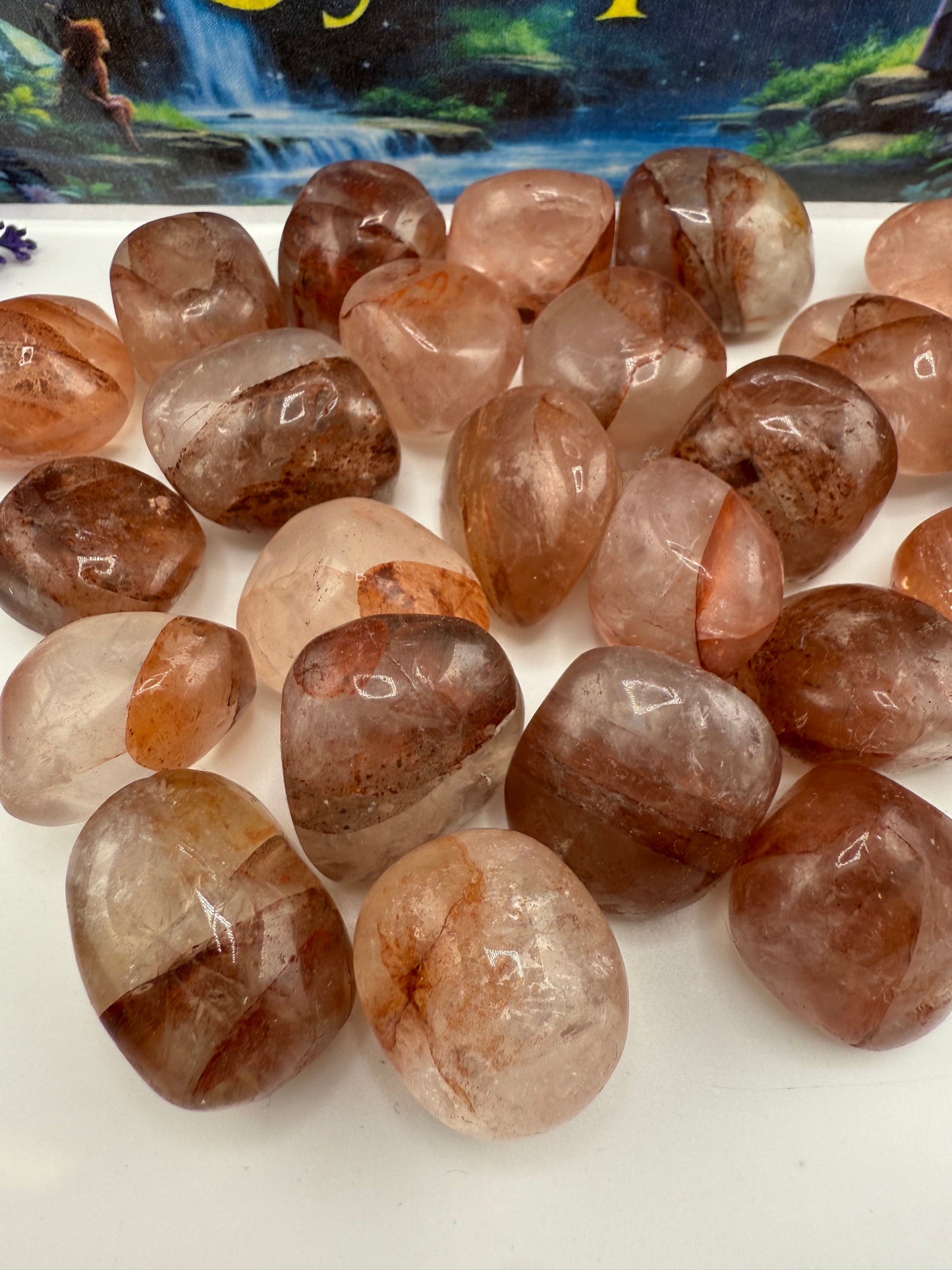 Amphibole Quartz Tumbled