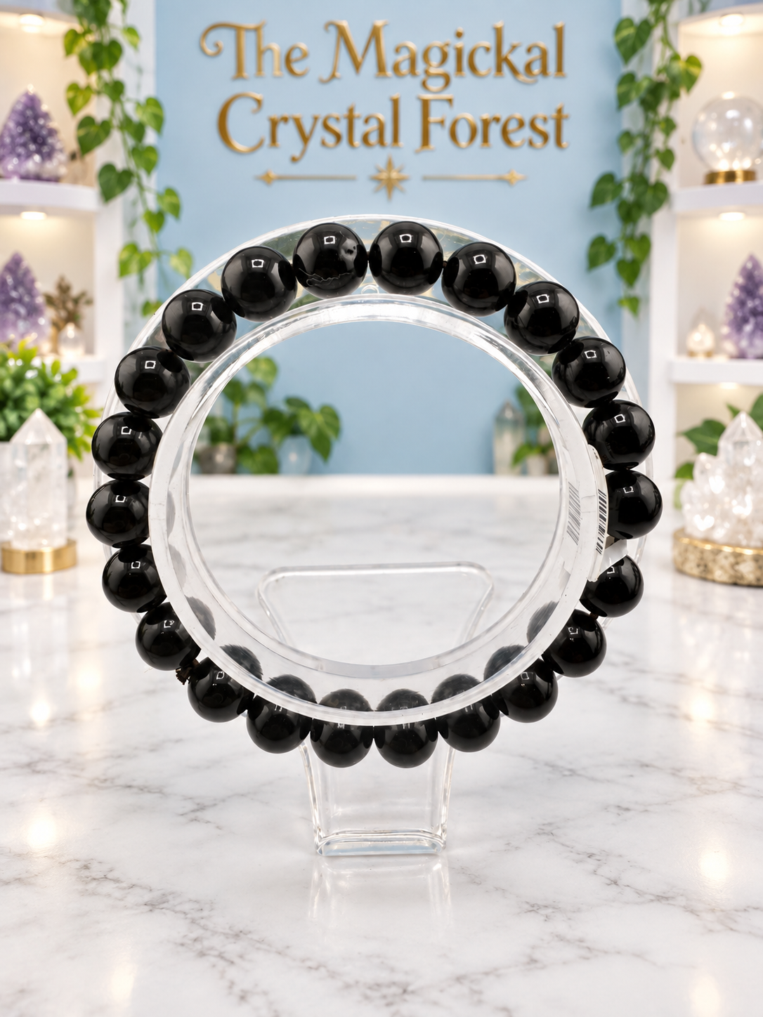 Obsidian Crystal Bracelet 8mm