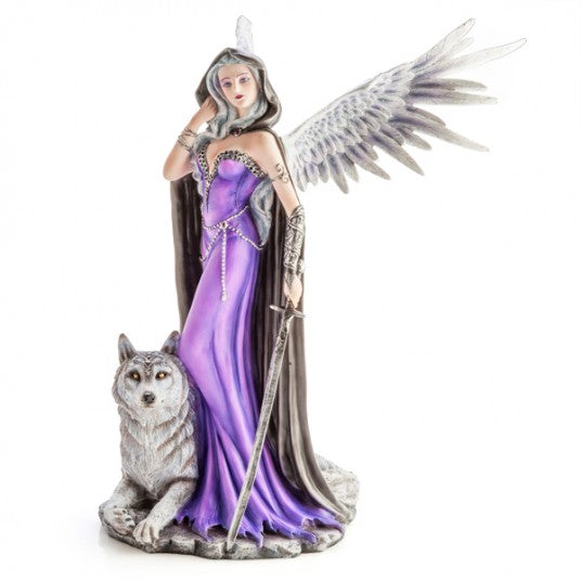Angel with wolf