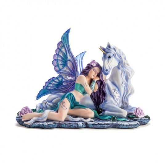 Fairy with unicorn
