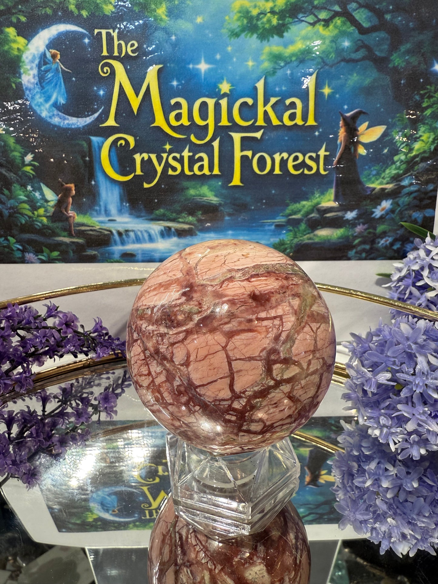 Pink Opal 1 Sphere