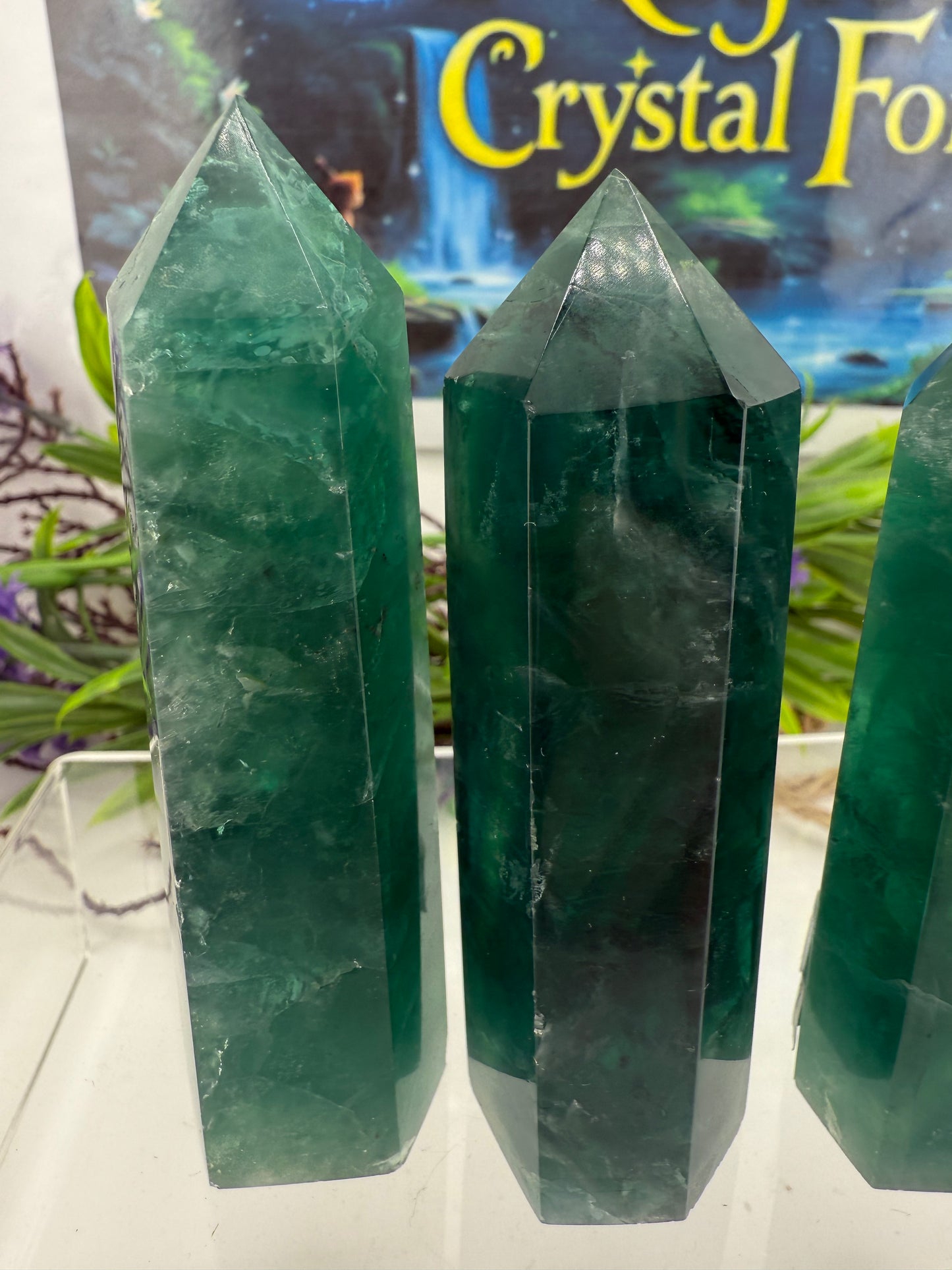 Emerald Green Fluorite Point