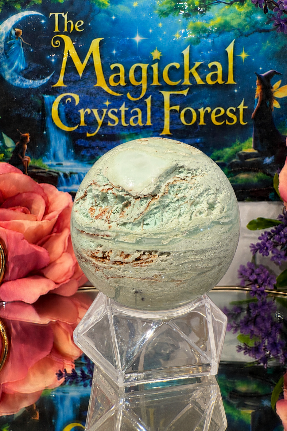 Chrysoprase Sphere 1