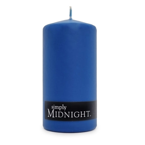 Midnight Soy Pillar Candle
