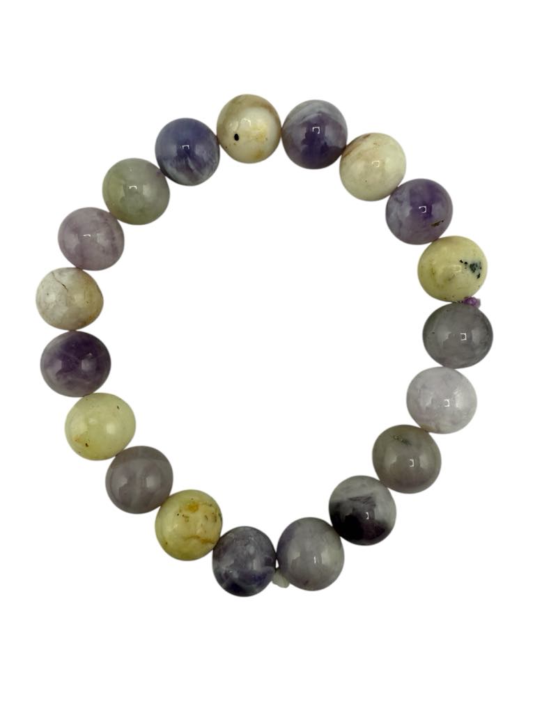 Morado Opal Bead Bracelet 10mm