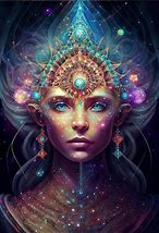 Etherial Head Tapestry