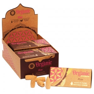 Organic Goodness Rose Backflow Cones