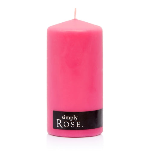 Rose Soy Pillar Candle