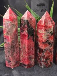 Red Rhodonite Point