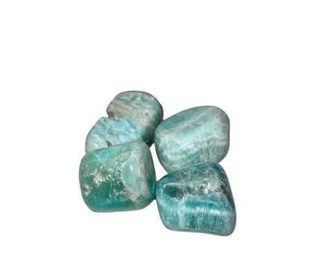 Blue Aragonite Tumbled