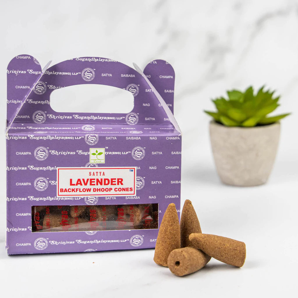 Lavender Backflow Cones