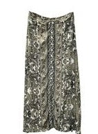The Empress Boho button skirt- Gold