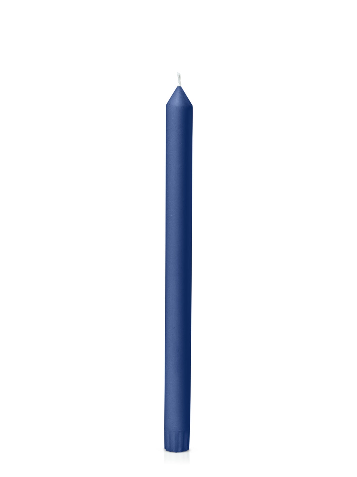 Non-scented Navy Blue Dinner candles