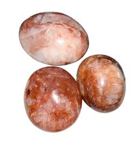 Fire Quartz Palm Stones
