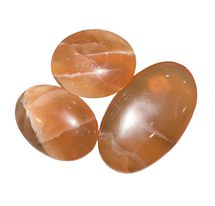 Honey Calcite Palm Stones