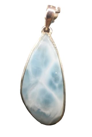 Larimar Crystal Pendant