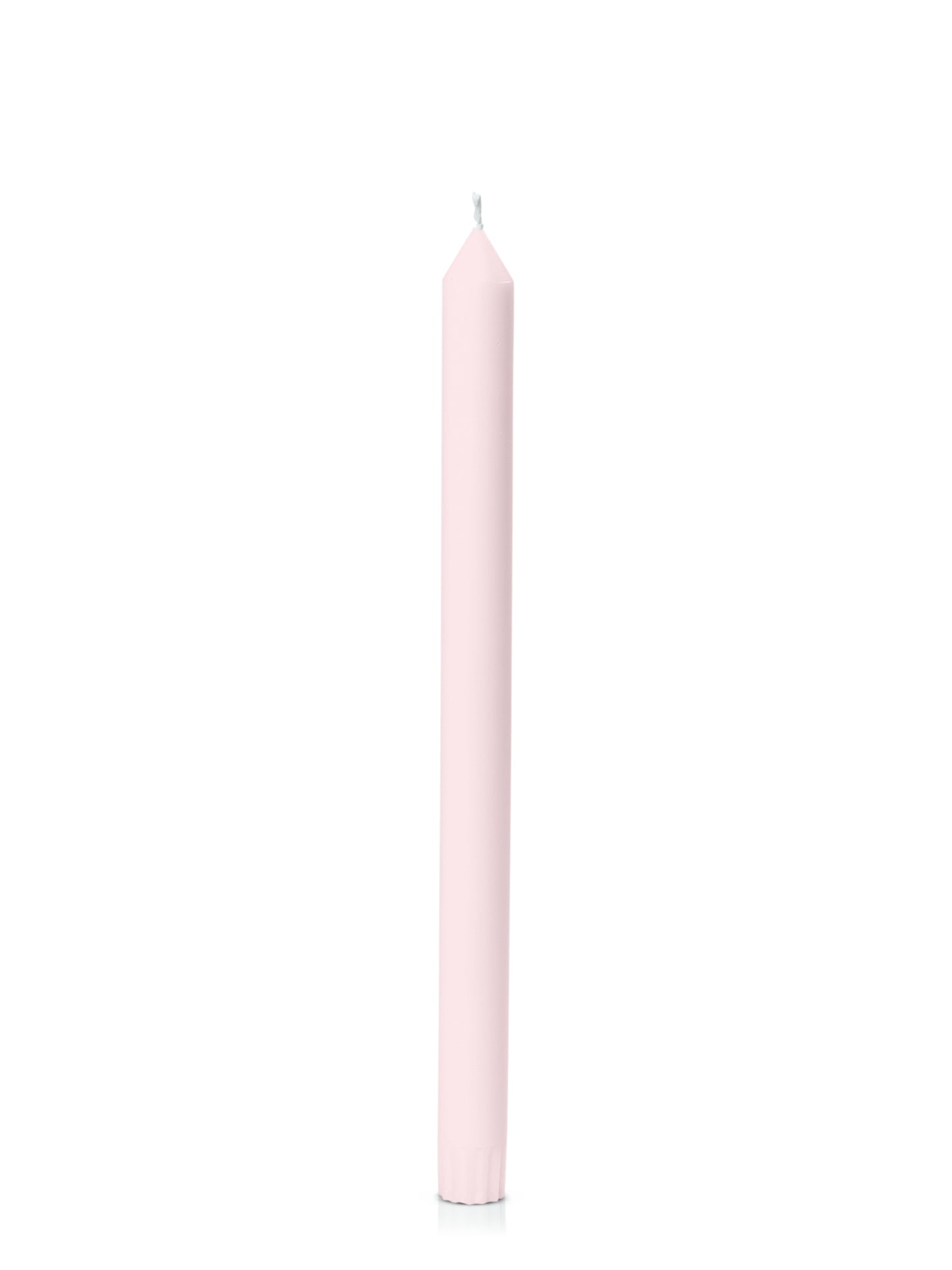 Non-scented light pink dinner candles