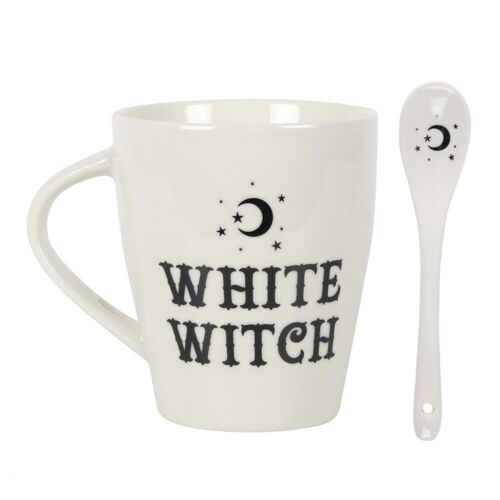 White witch coffee mug