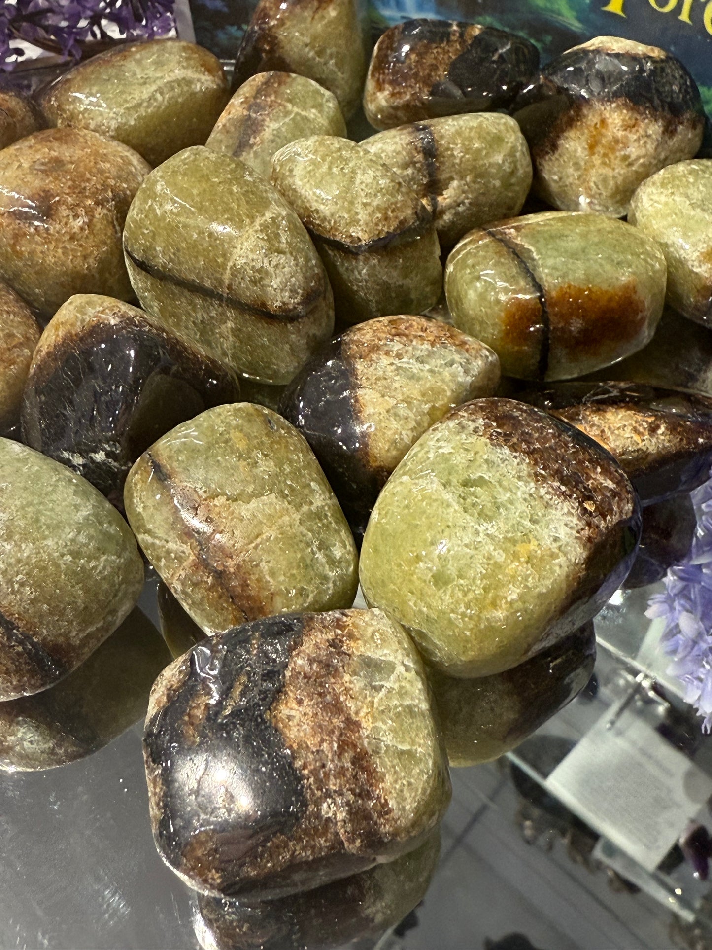 Golden Healer with Hematite Tumbled