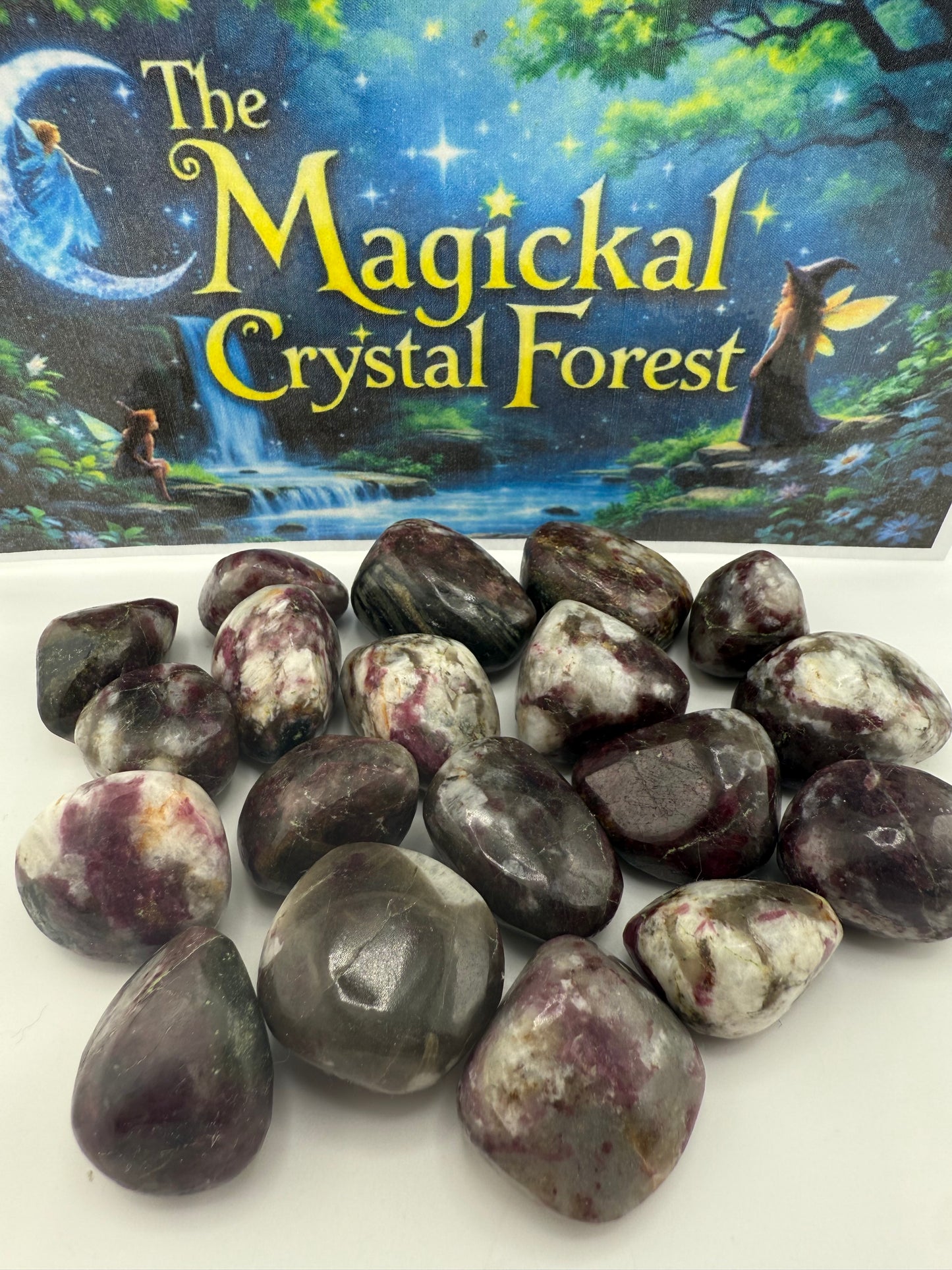 Pink Tourmaline Tumbled