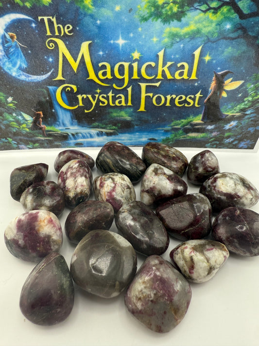 Pink Tourmaline Tumbled