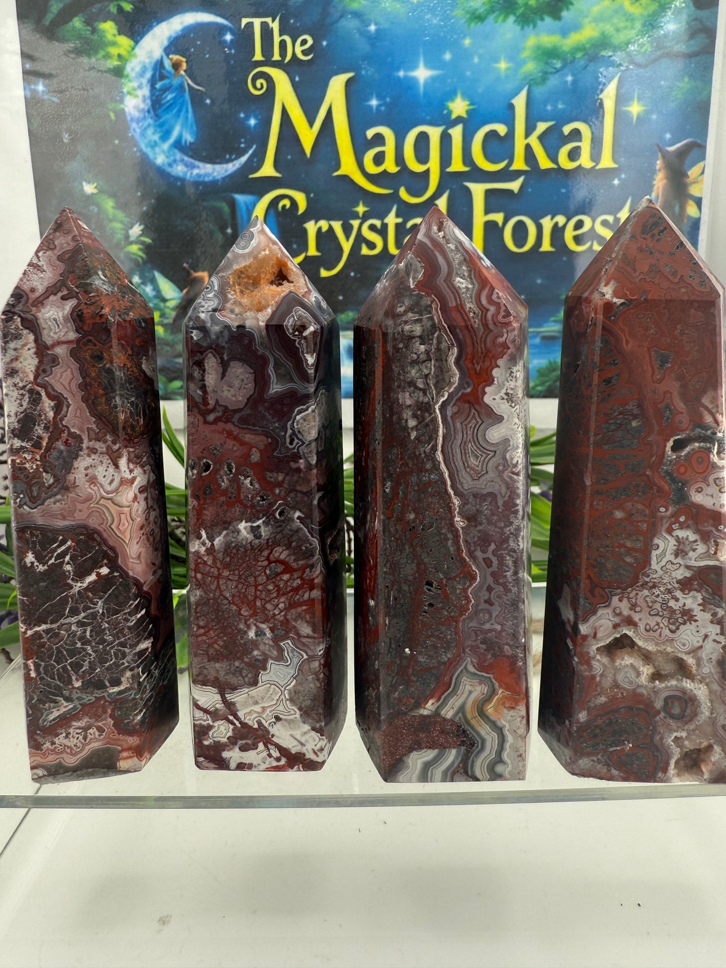 Mexican Lace Agate Points