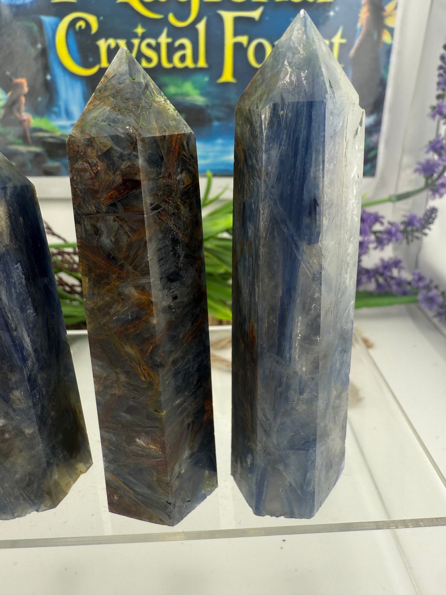 Blue Kyanite Points