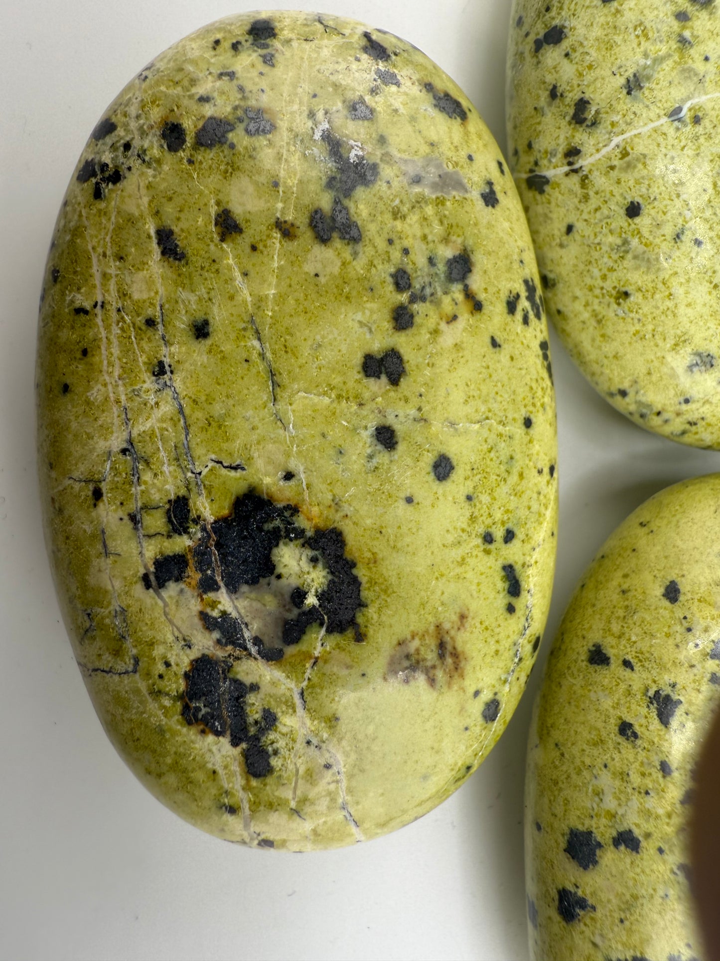 Lizardite Palm Stone