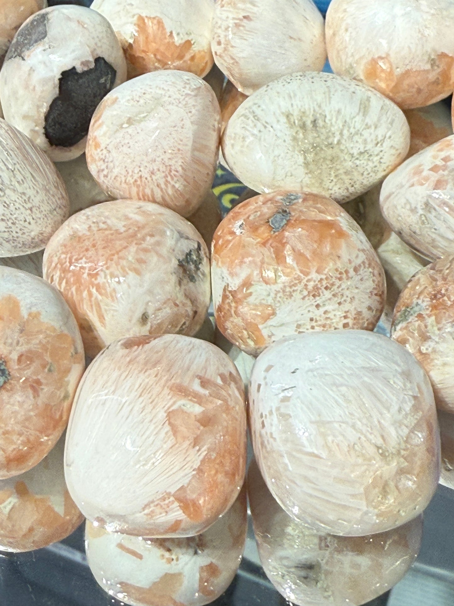 Peach Scolcite Tumbled