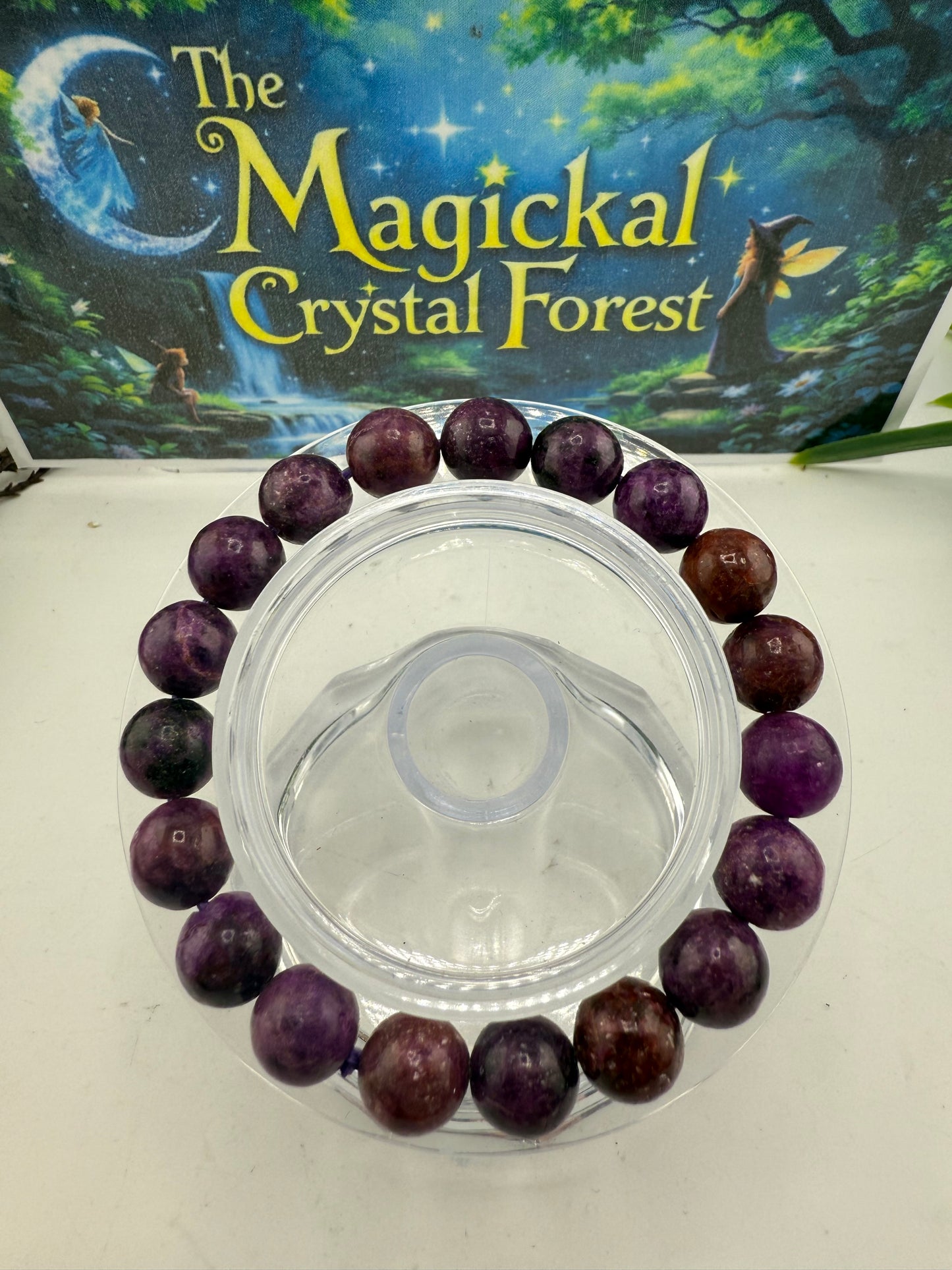 Lepidolite Crystal Bracelets 10mm