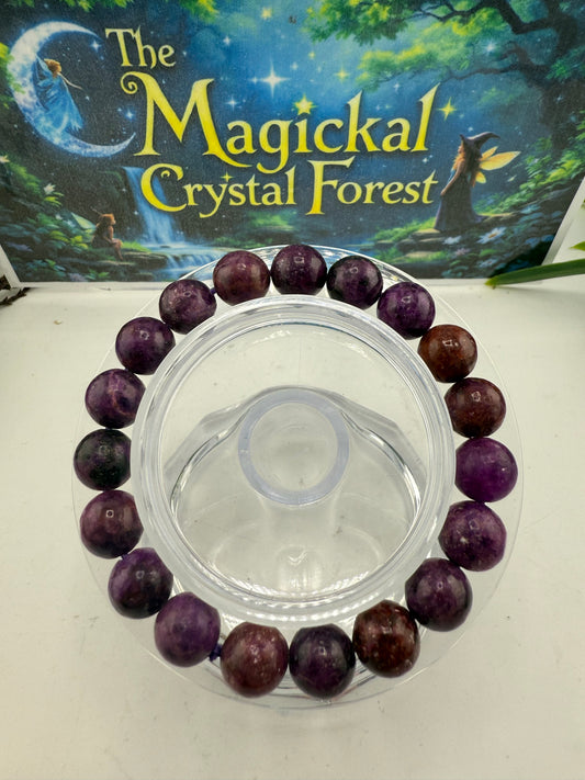 Lepidolite Crystal Bracelets 10mm