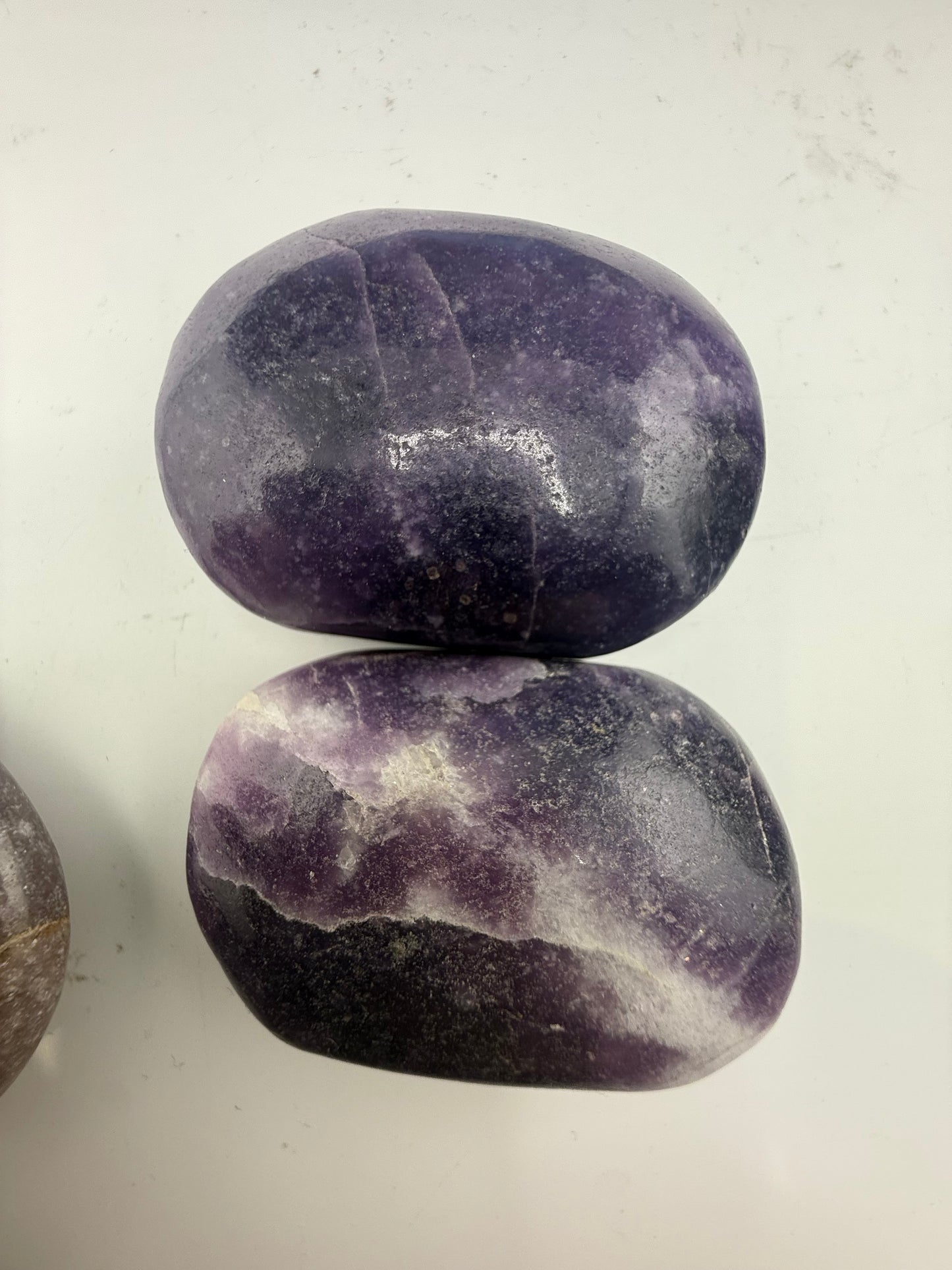 Lepidolite Palm Stone