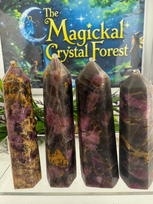 Pink Tourmaline Points