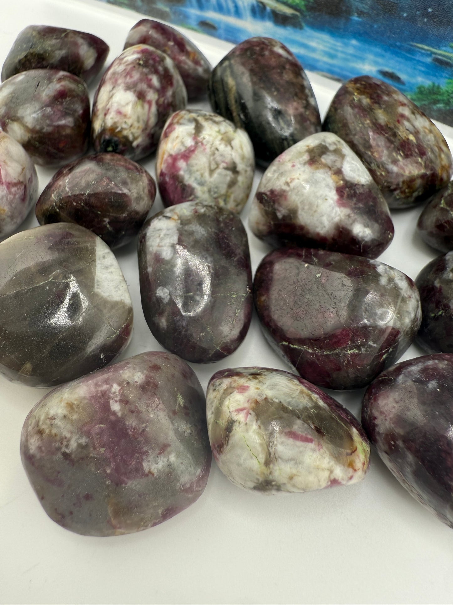 Pink Tourmaline Tumbled