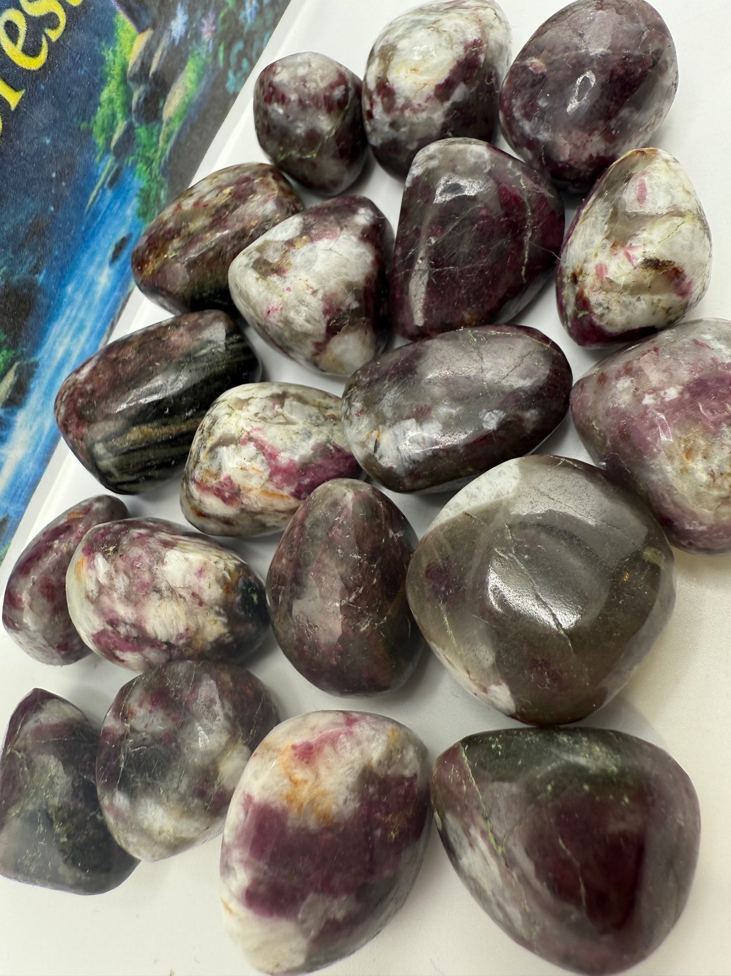 Pink Tourmaline Tumbled