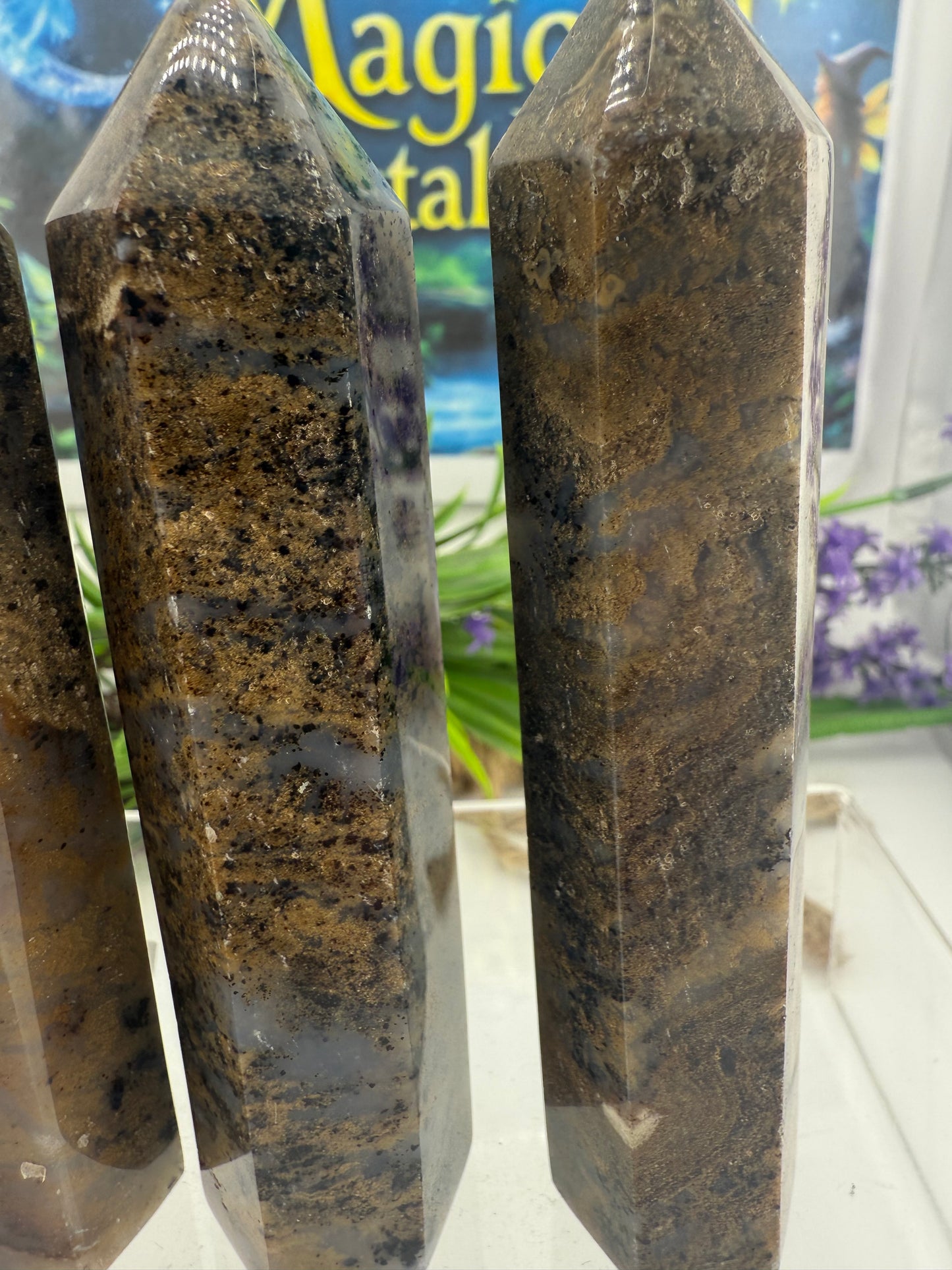 Dendritic Opal Points