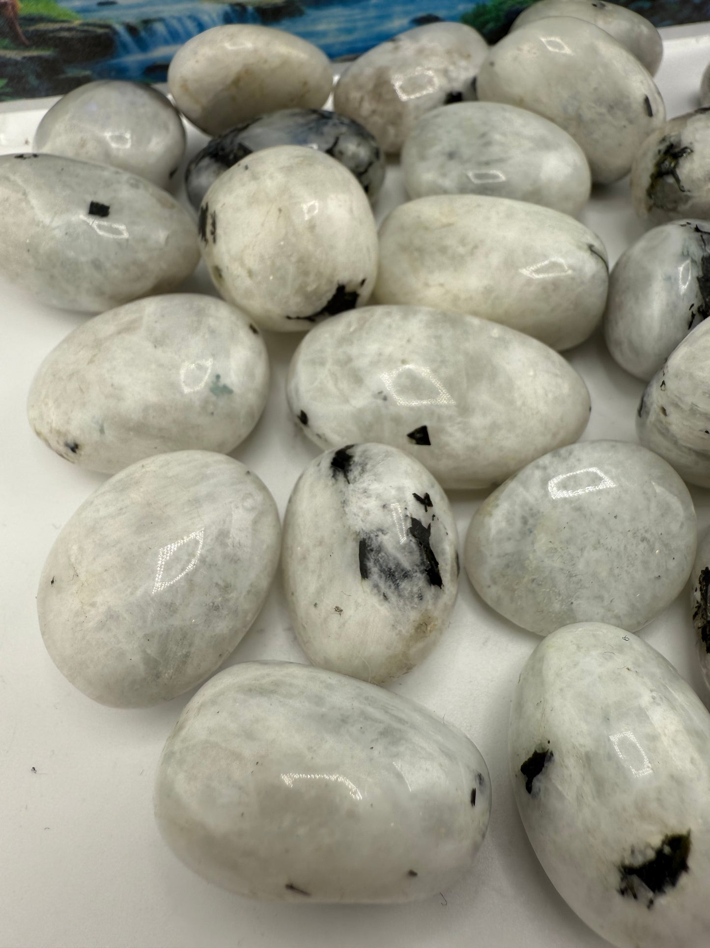 Rainbow Moonstone Tumbled