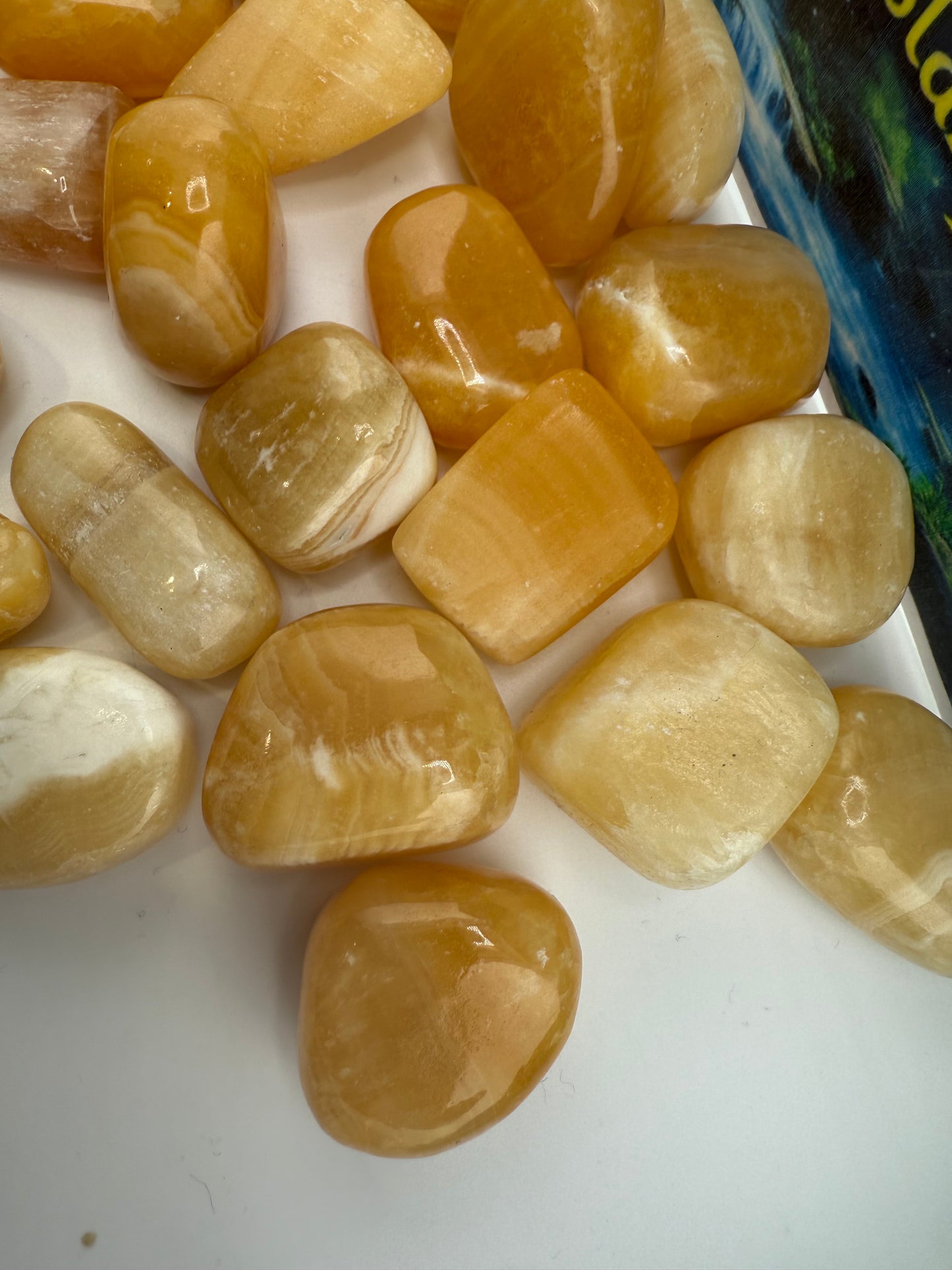 Orange Calcite Tumbled