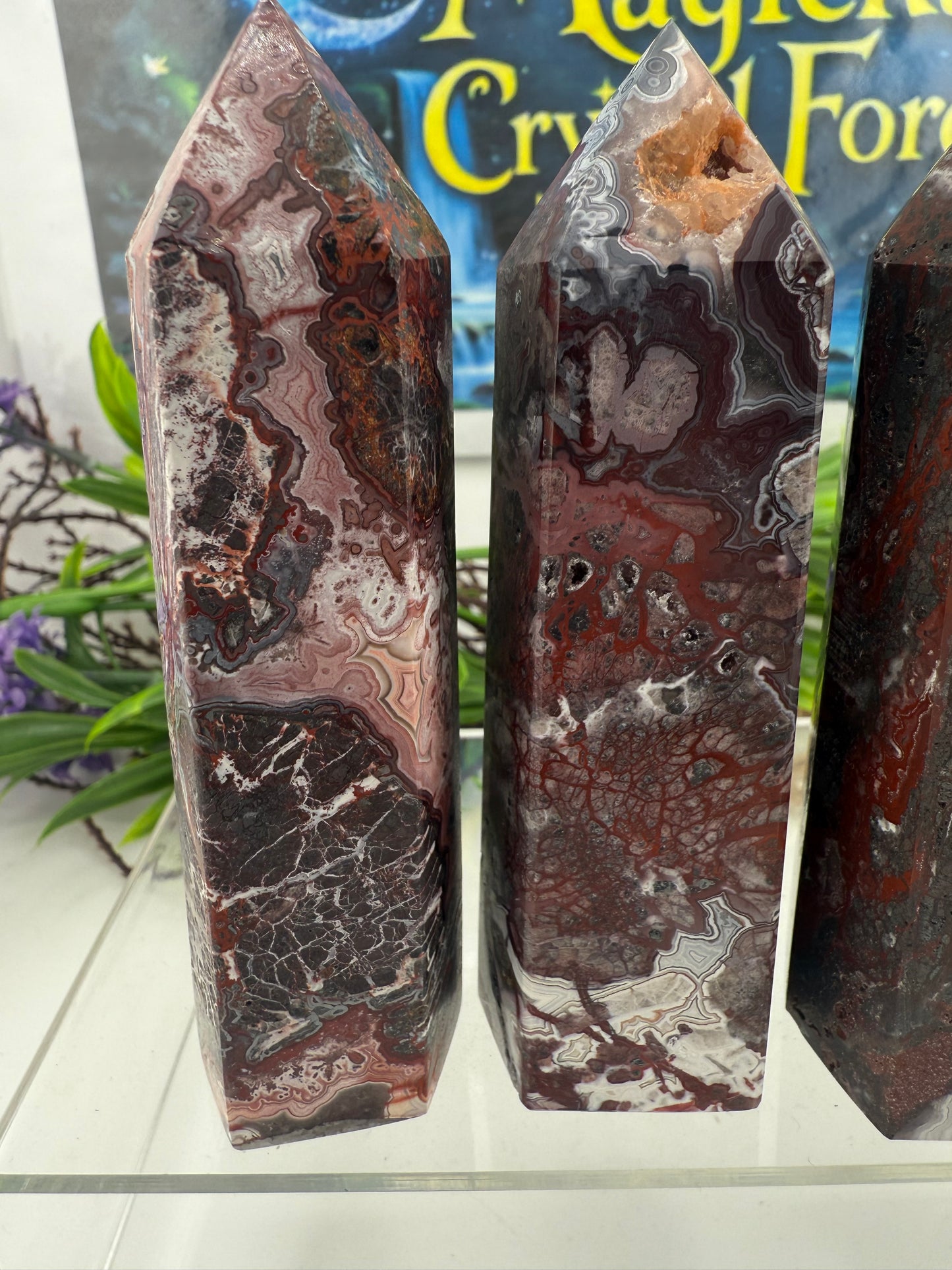 Mexican Lace Agate Points
