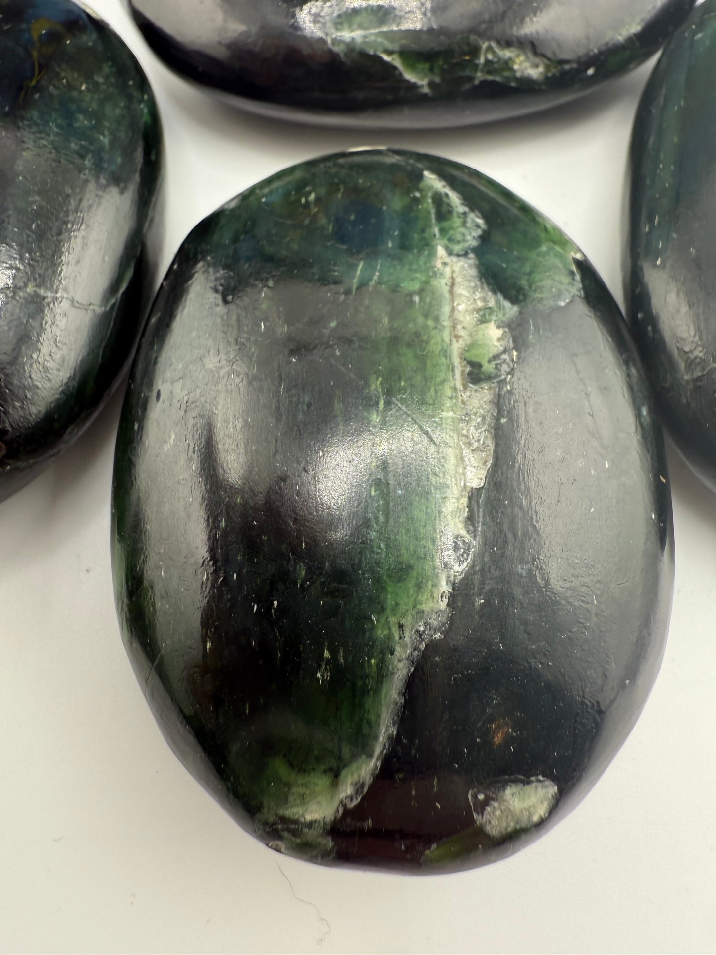 Green Kyanite Pure Palm Stone