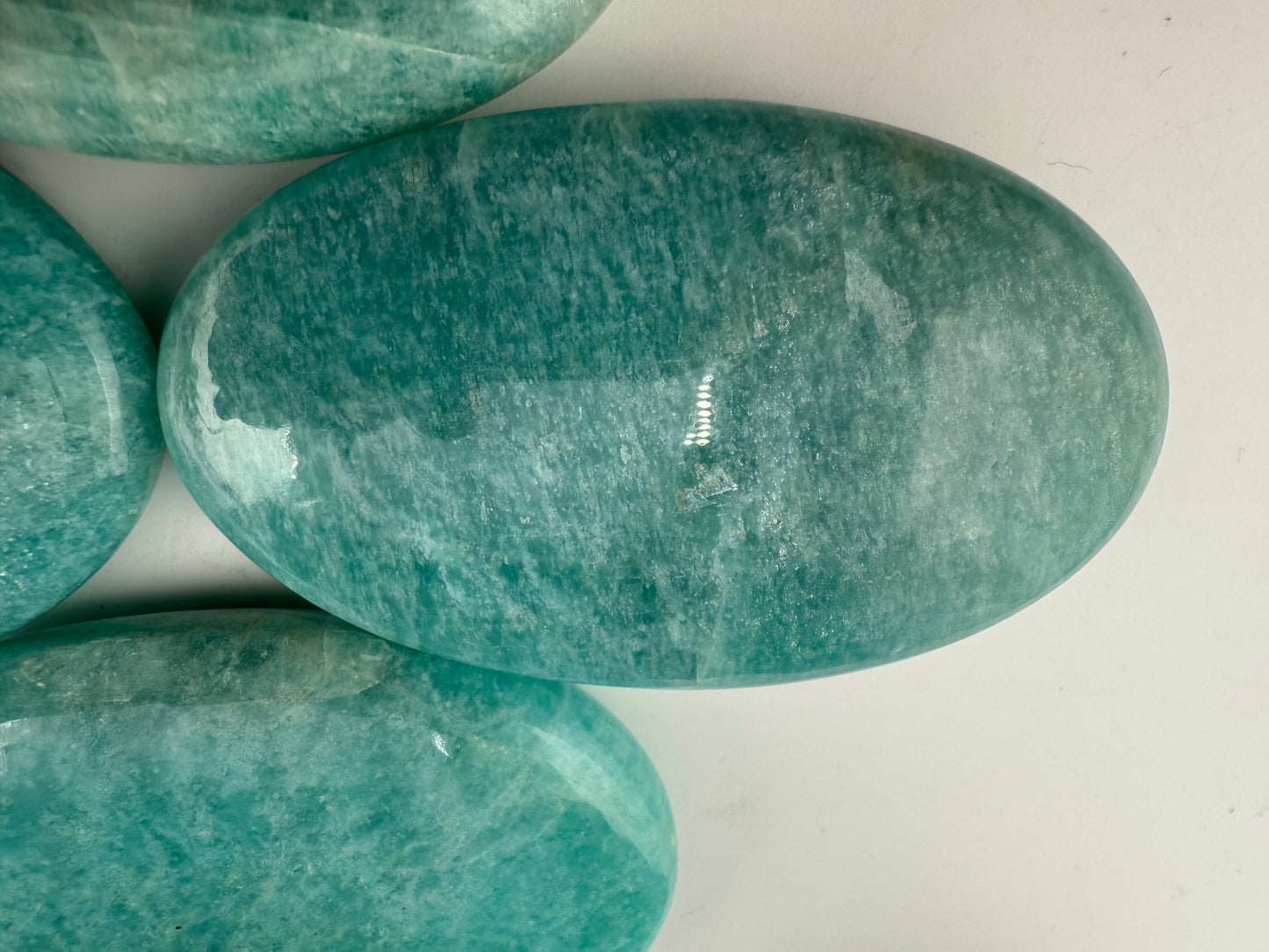 Amazonite Palm Stones
