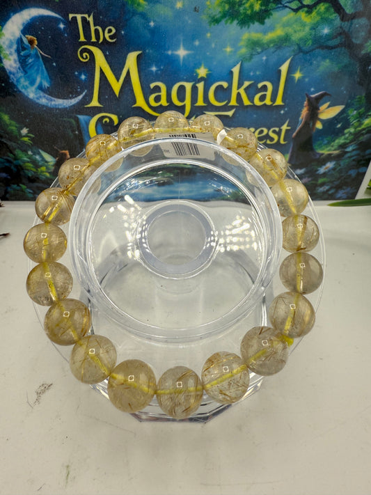 Golden Rutile Bracelet 10mm