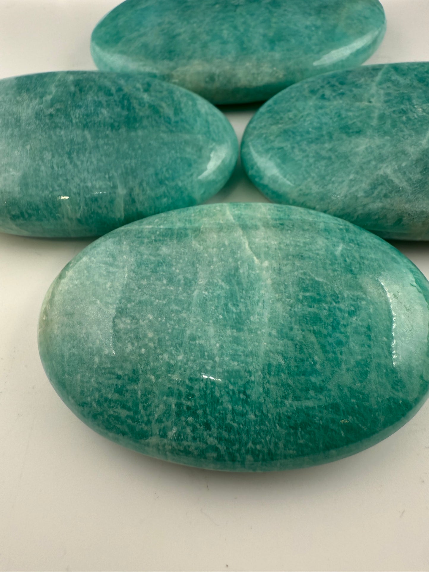 Amazonite Palm Stones