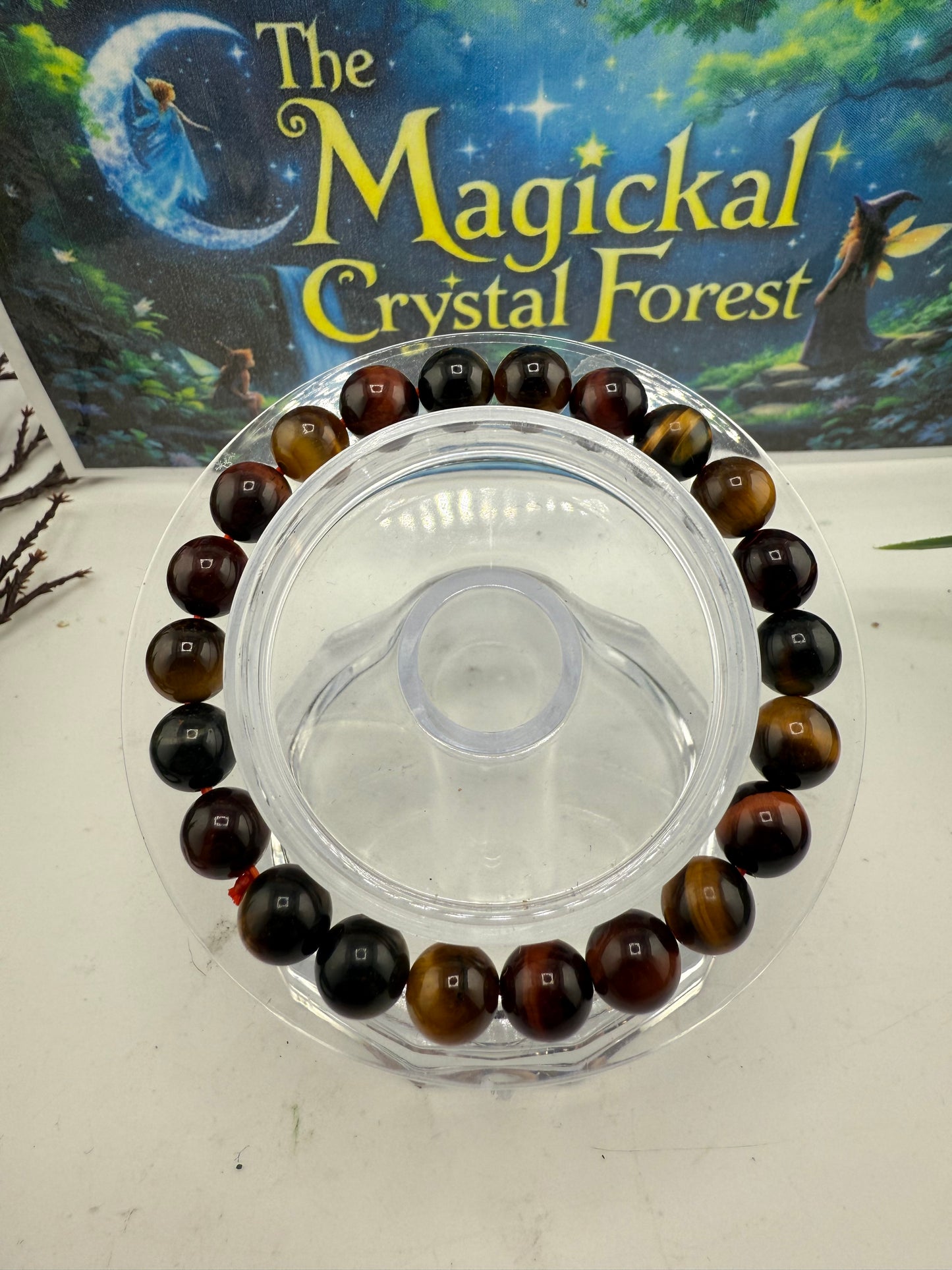 Multi Tiger Eye  Bracelet 8mm